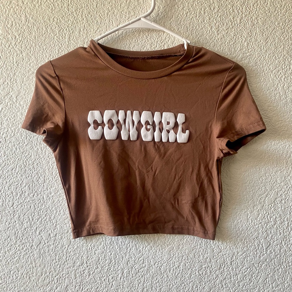 Cow girl tee